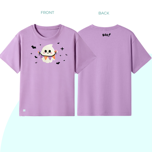 Large Ghost & Flags Kids t-shirt | Regular Fit