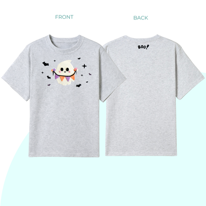 Large Ghost & Flags Kids t-shirt | Regular Fit