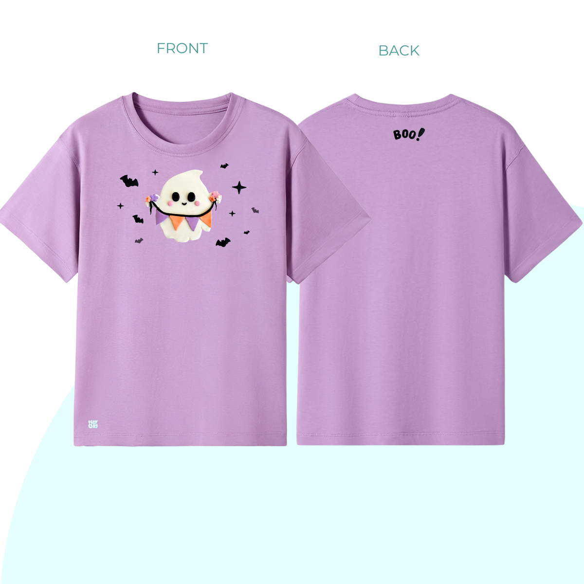 Large Ghost & Flags Kids t-shirt | Regular Fit
