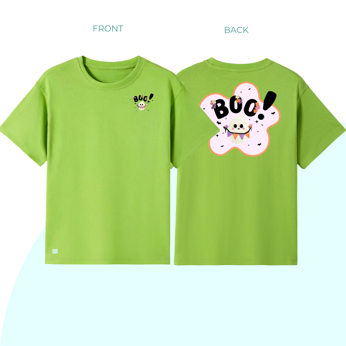 Floral Boo! & Ghost Kids t-shirt | Regular Fit