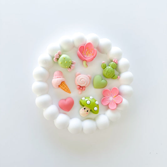 Treasure Tub | Green & Pink