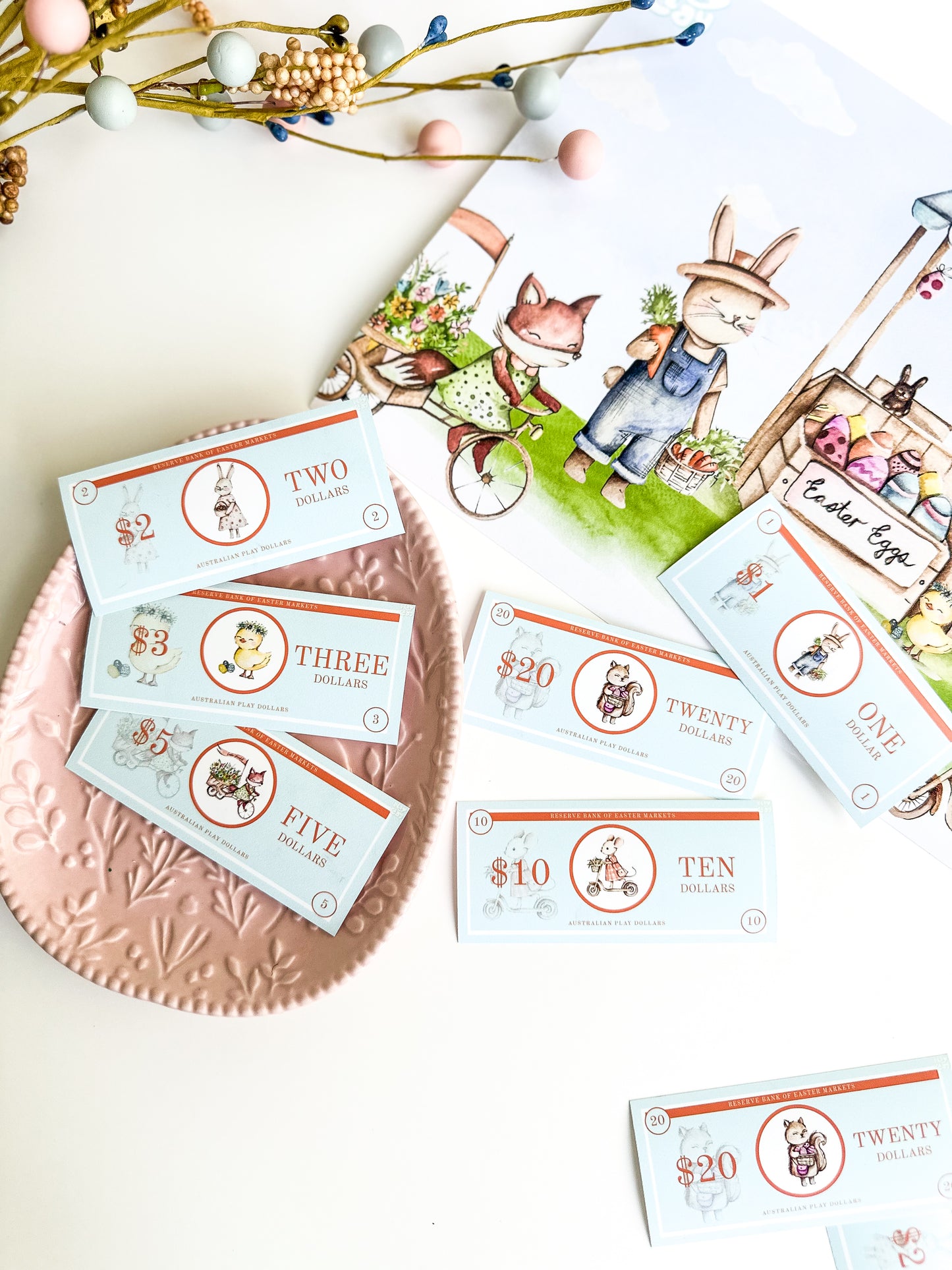 Easter Market | Printed Play Set