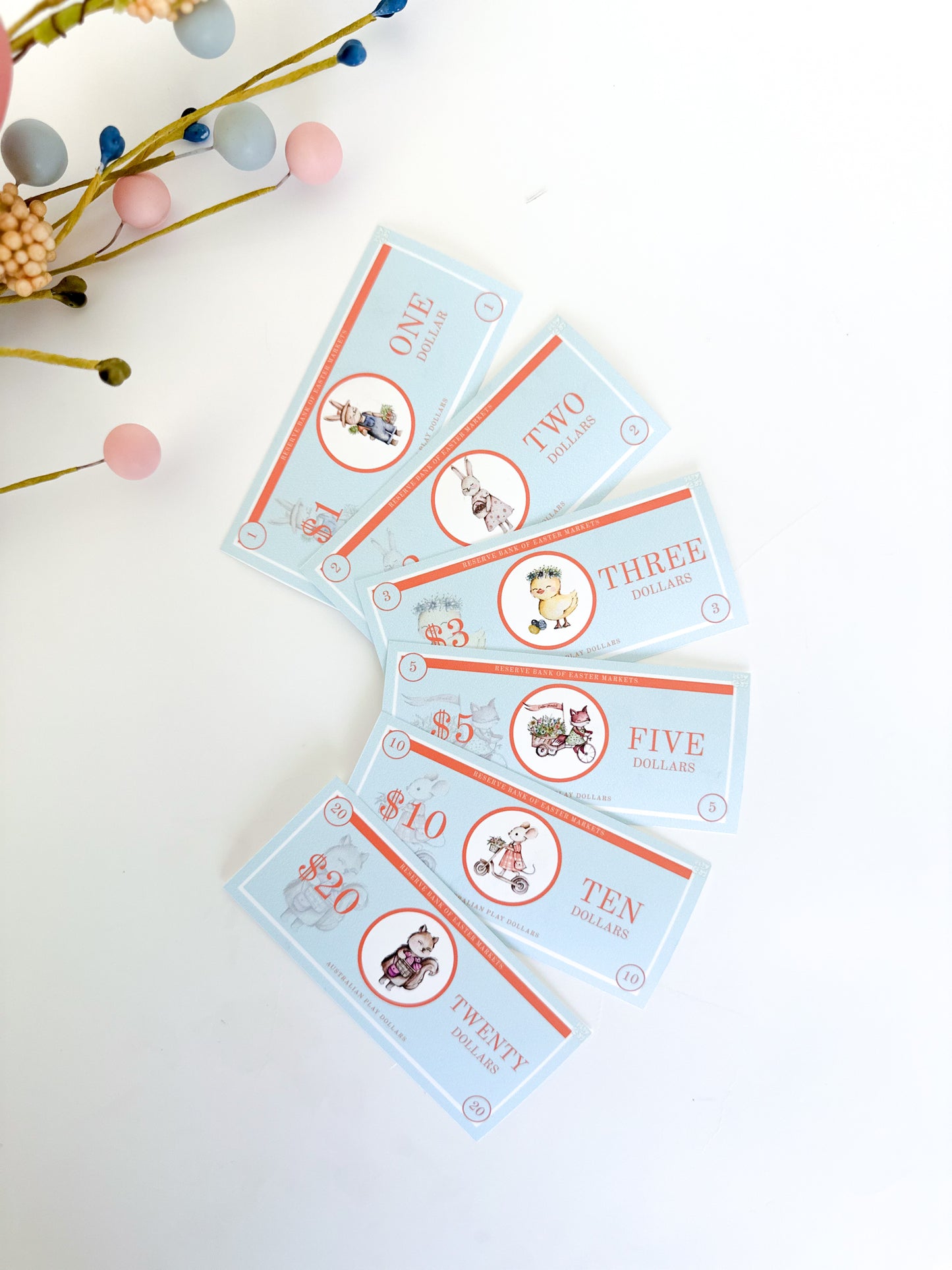 Easter Market | Printed Play Set