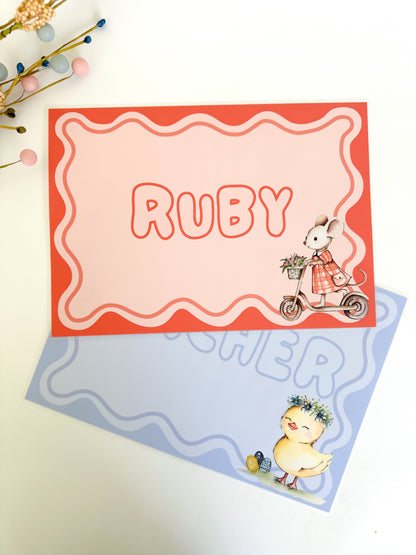 Custom Easter Playmats