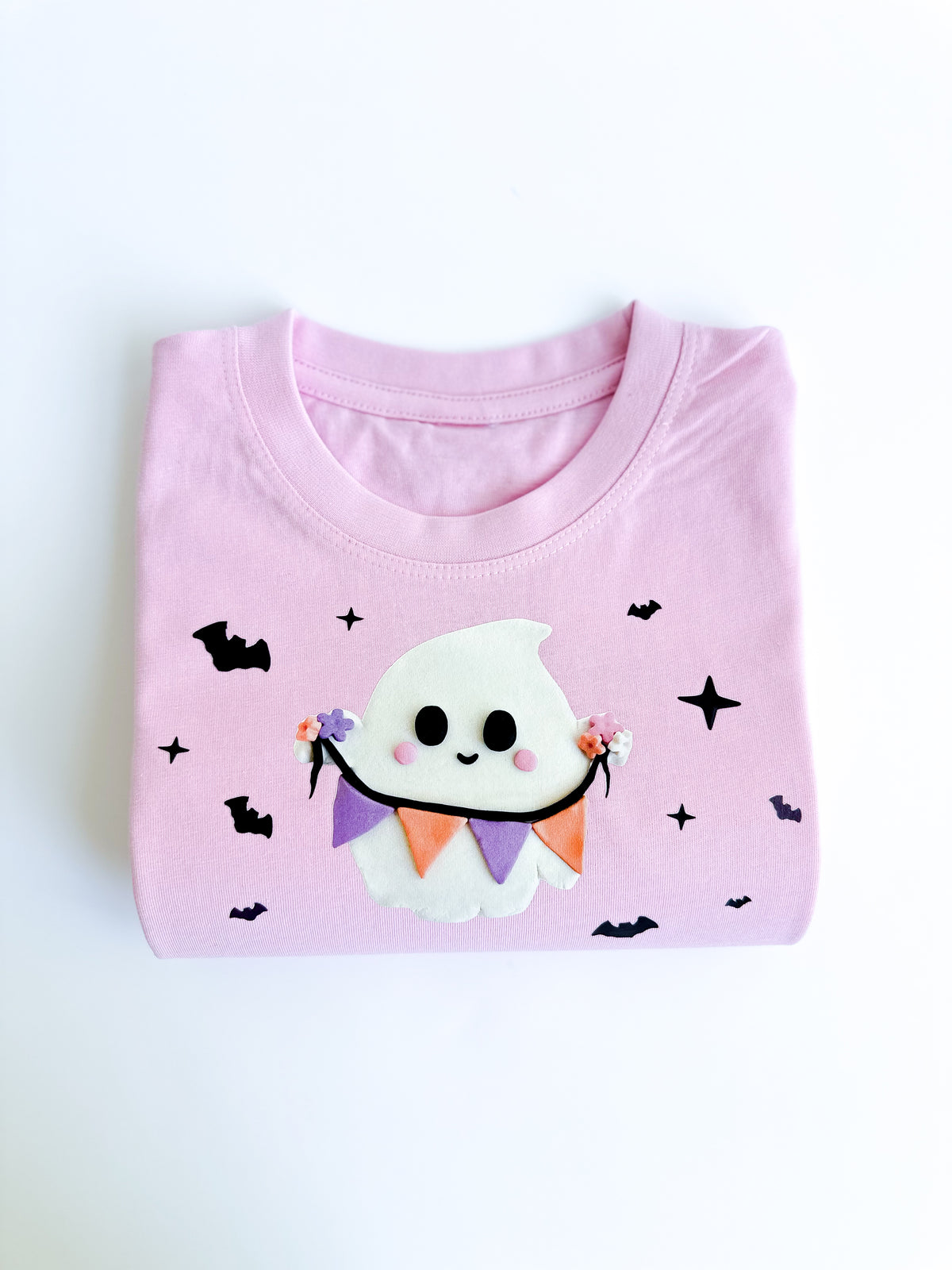 Large Ghost & Flags Kids t-shirt | Regular Fit