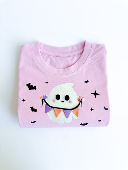 Large Ghost & Flags Kids t-shirt | Regular Fit