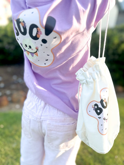 Floral Boo! & Ghost Kids t-shirt | Regular Fit
